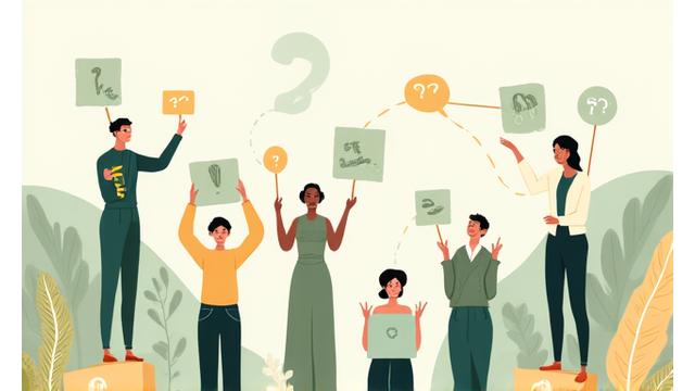 Ilustracja przedstawiająca ekspertów odpowiadających na pytania online